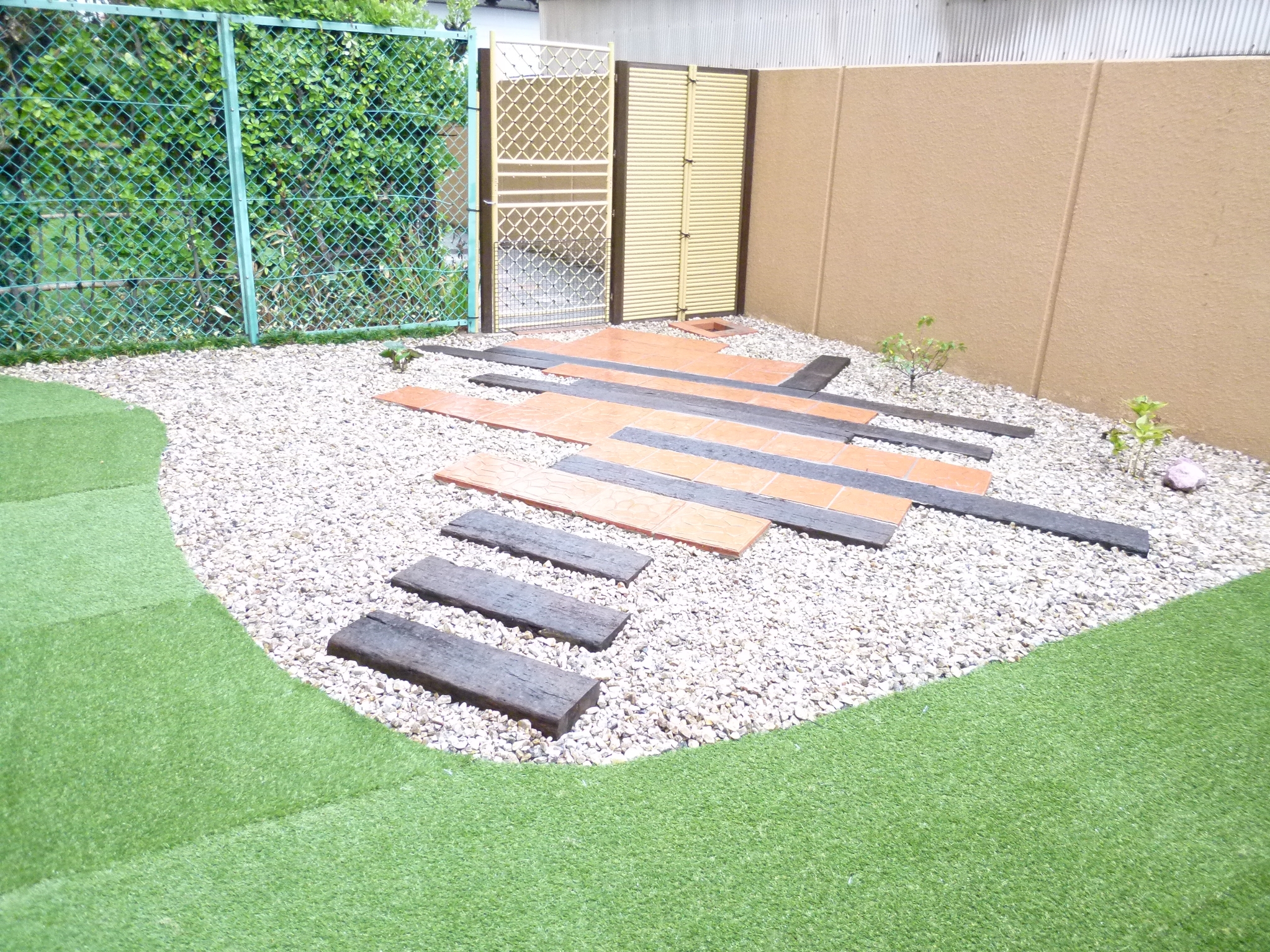 エクステリア 石川県金沢市 A様邸 お手持ちのタイルを再利用 エクステリア 石川県金沢市 A様邸 お手持ちのタイルを再利用