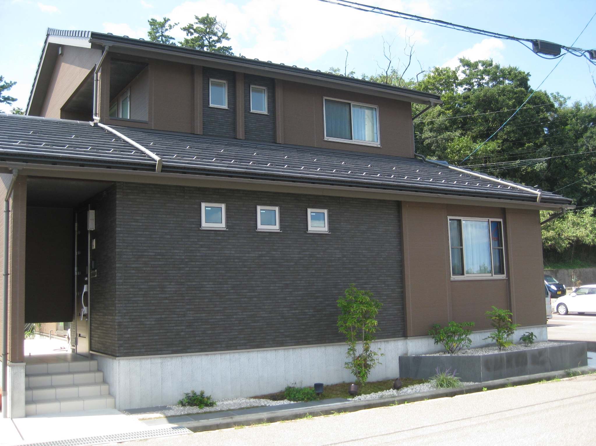 エクステリア 石川県金沢市 S様邸 和モダンの花壇