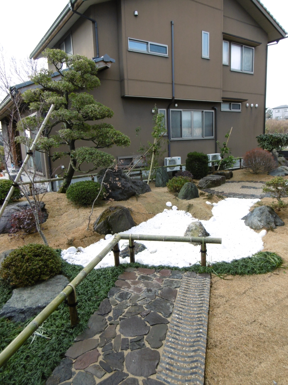 エクステリア 石川県かほく市 T様 足立美術館風日本庭園